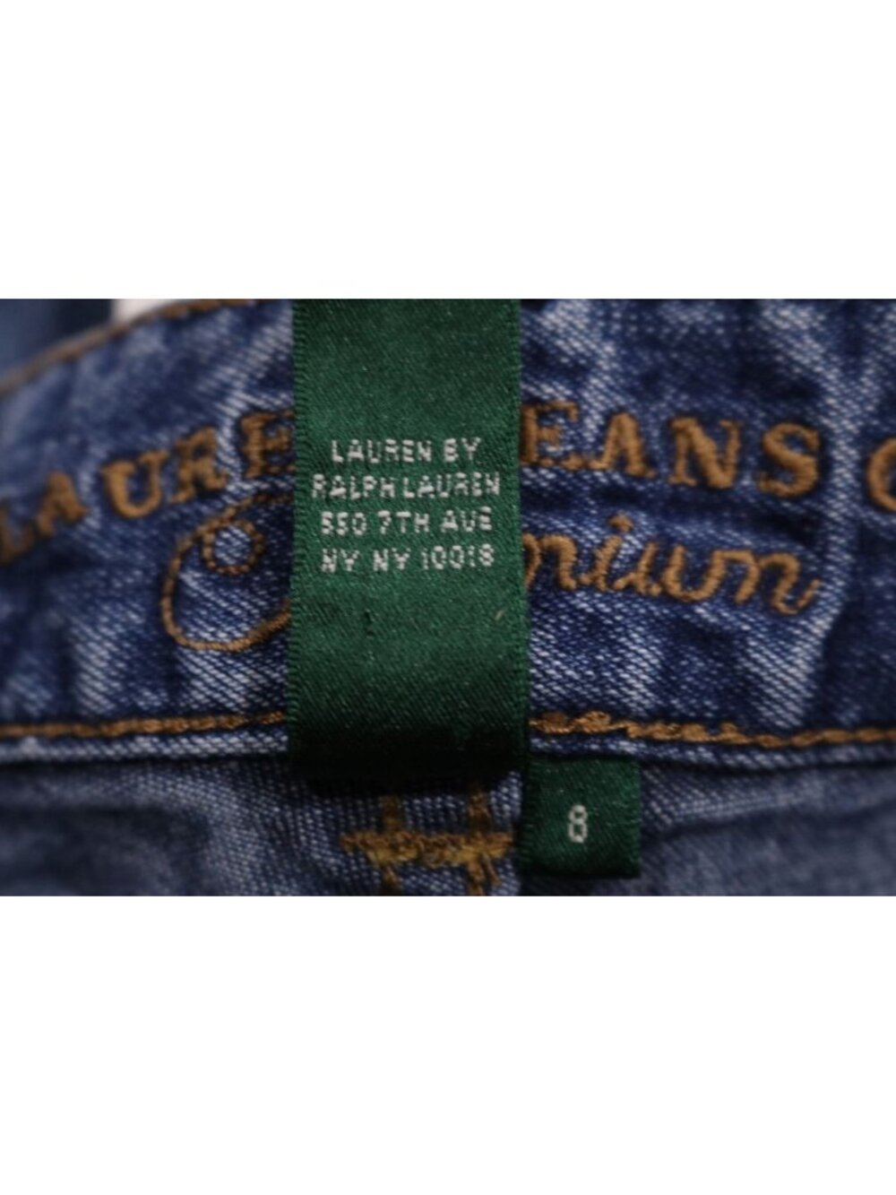 Y2K Ralph Lauren Polo Jeans Womens 8 Skater Gunge Indie Straight Leg Denim VTG - Picture 12 of 12